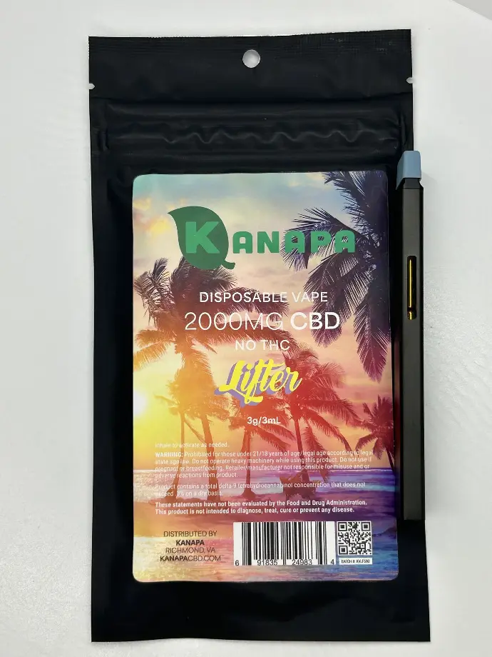 Kanapa Lifter 2000mg CBD Disposable 