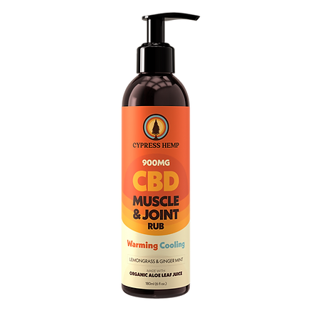 Cypress Hemp Muscle & Joint Rub 900mg CBD