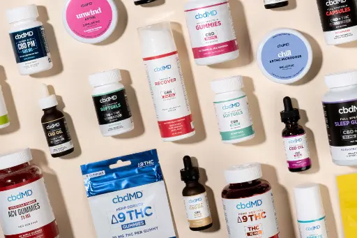 CBDMD Gummies, Tinctures, Capsules, and Pet Products