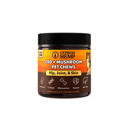 Cypress Hemp Hip and Joint Pet Chews 15mg per chew